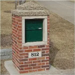 dVault Locking Curbside Delivery Vault with Letterbox - Gray