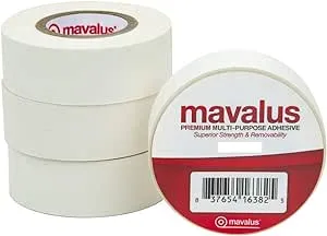 Mavalus Tape 3/4" Wide X 324" 4 Pack - White