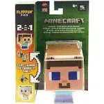 Minecraft Flippin figs 2 in 1 - Steve and Steve in Iron Armor