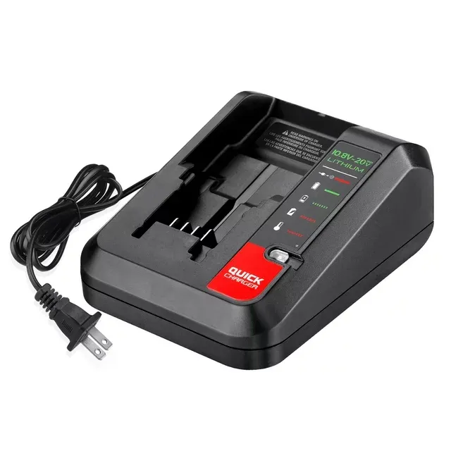 20V Max Rapid Battery Charger PCC692L for Porter Cable 20 Volt Lithium Battery PCC685L PCC680L PCC682L Power Tools