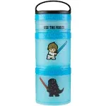 Whiskware Star Wars Stackable Snack Pack Containers - Luke & Vader