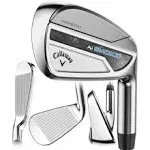 Callaway  Paradym Ai Smoke Irons 6-PW True Temper Elevate MPH 85 Steel Stiff Right Hand - Silver - Excellent