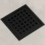 Vigo Elan Square Shower Drain - Matte Black