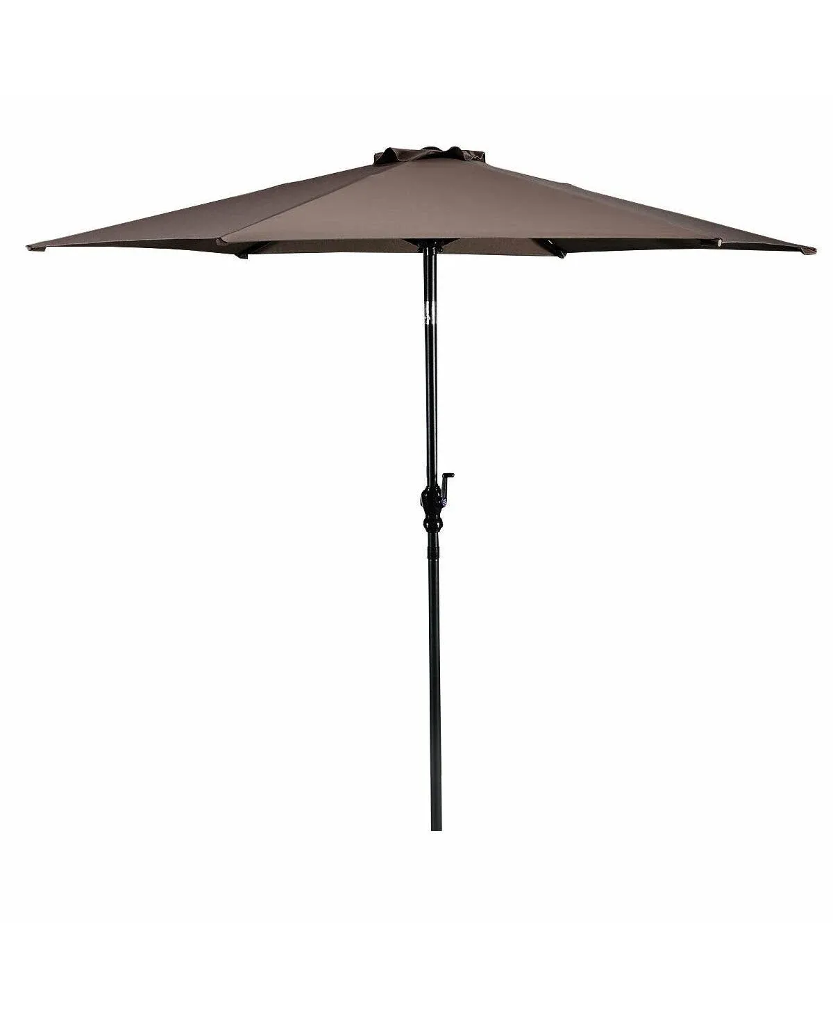 GOPLUS 10FT Patio Umbrella 6 Ribs Market Steel Tilt W/ Crank Outdoor Garden