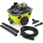 RYOBI Wet/Dry Vacuum 18V 6-Gal 80-CFM Cordless w/ All Terrain Wheel (Tool Only)