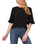 CeCe Women's Ruffle Cuff Blouse