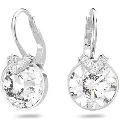 Swarovski Bella Rhodium Pierced Earrings