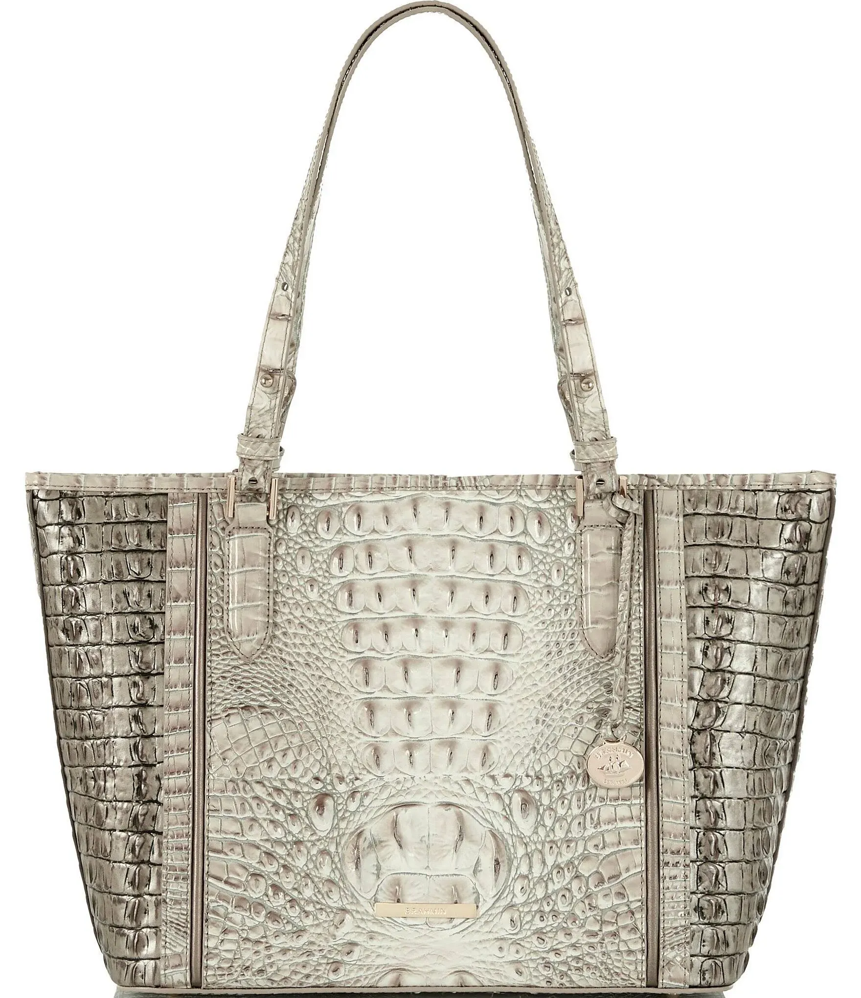 Brahmin Medium Asher, Fairest Grey