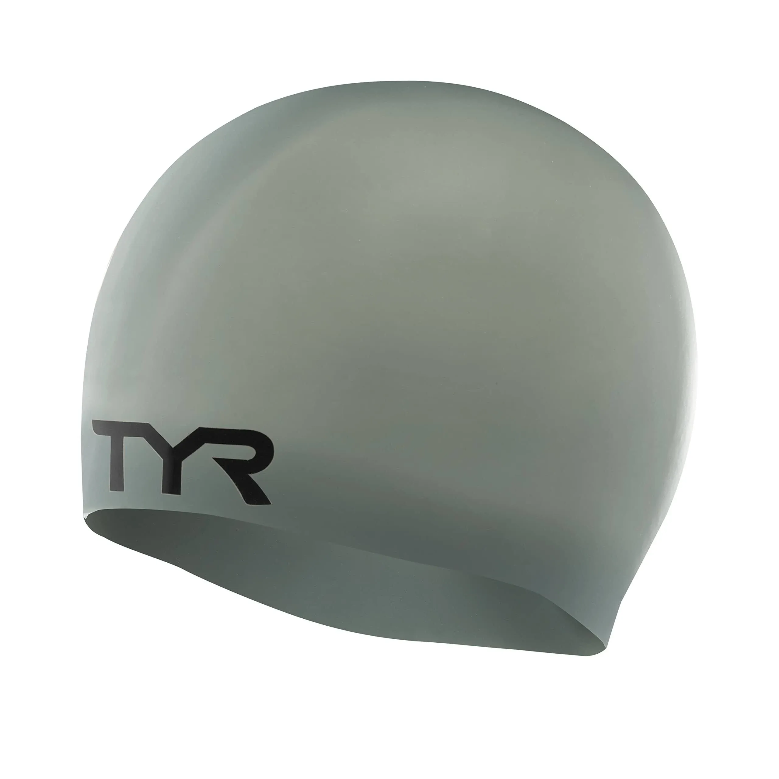 TYR Wrinkle Free Silicone Swim Cap Grey