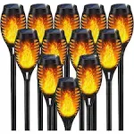 Solar Torch Lights 12 Pack