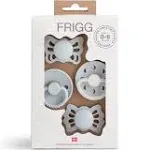 FRIGG Baby's First Pacifier - Moonlight Sailing (Powder Blue) 4-Pack