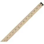 Westcott Wood Yardstick with Metal Ends, 36"