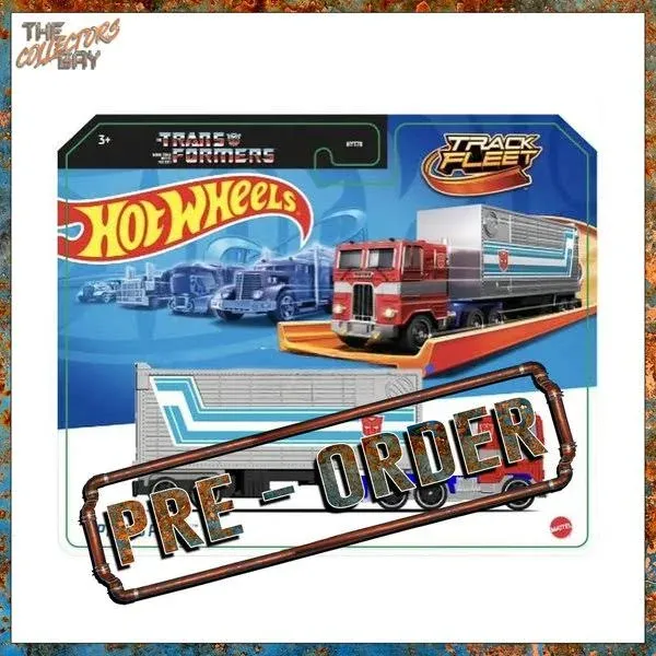 Hot Wheels Track Fleet 1:64 Scale Die-Cast Transformers Optimus Prime Vehicle