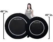 Leaps & ReBounds Mini Fitness Trampoline & Rebounder for Adults