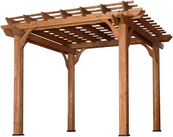 168" W x 120" D Solid Wood Pergola Backyard Discovery