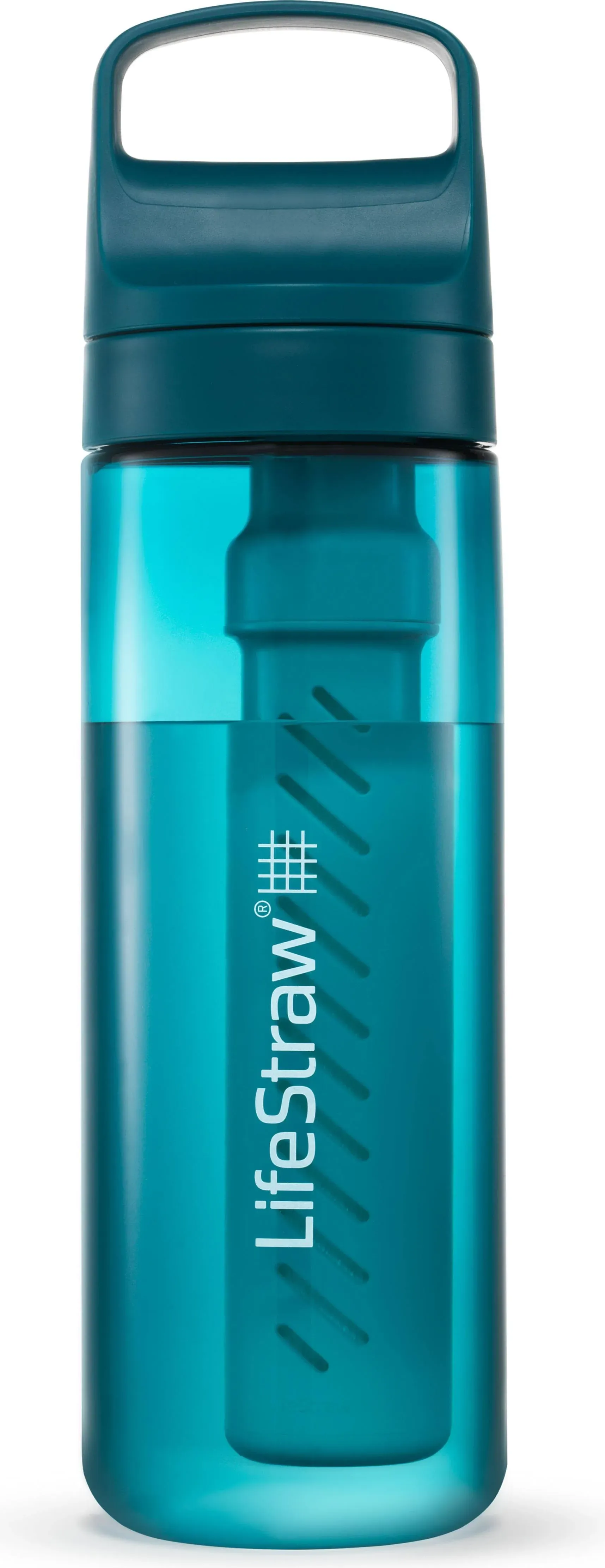 LifeStraw 22 oz Go Series Water Bottle with Filter - Aegean Sea