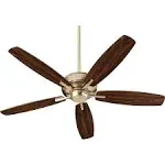 Quorum Breeze 52" Ceiling Fan - Aged Brass - 7052-80