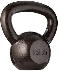 Amazon Basics Cast Iron Kettlebell - Heavy Weight Training