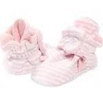 Burts Bees Classic Stripe Organic Cotton Baby Booties - Blossom Burt's