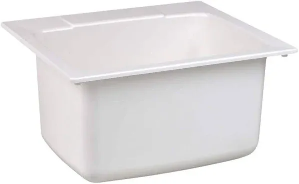 Mustee 10 Utility Sink 22-Inch x 25-Inch White