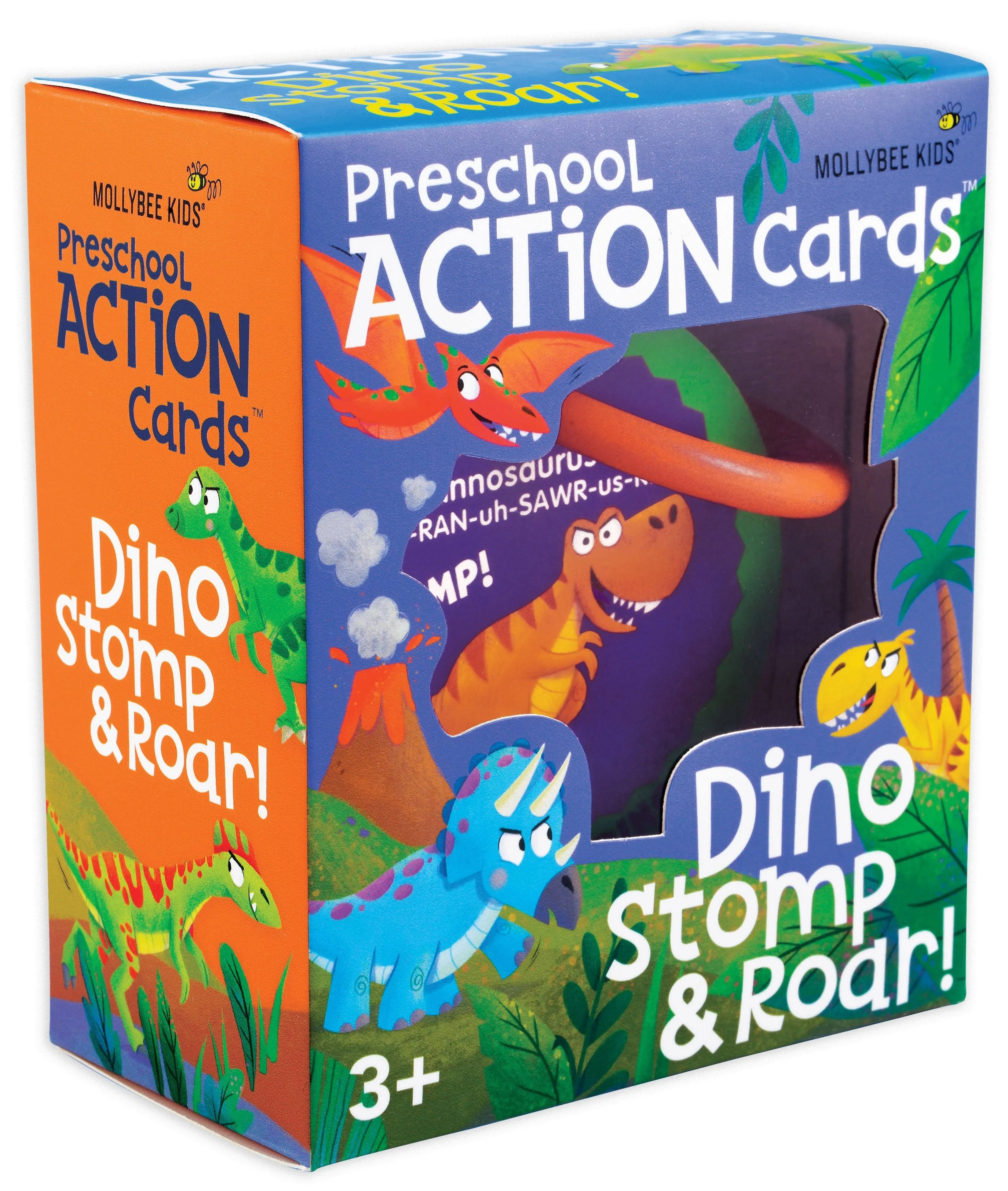 Preschool Action Cards - Dino Stomp and Roar!