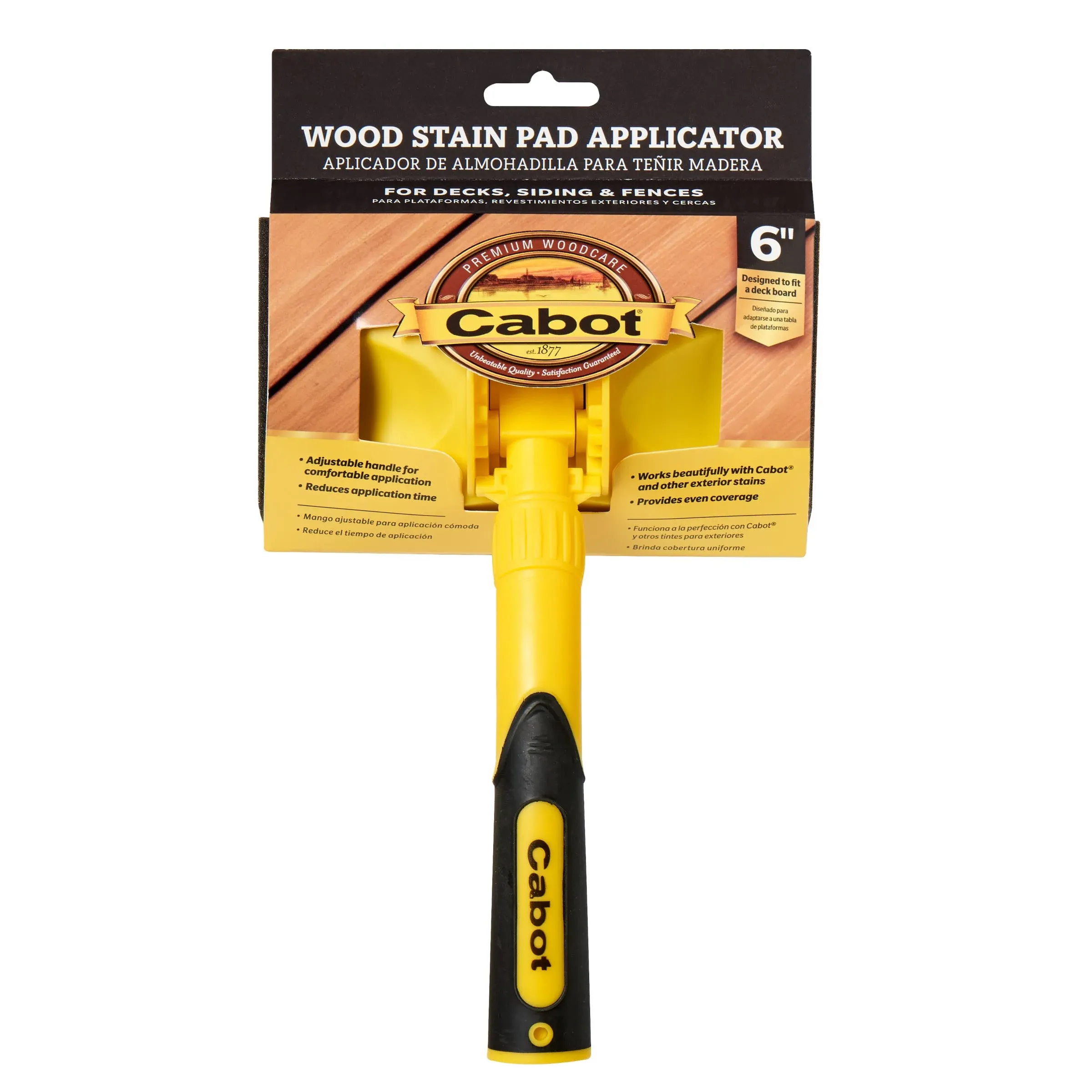 Cabot Wood Stain Pad Applicator 6 in.