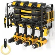 Power Tool Organizer Drill Holder Wall Mount Heavy Duty Garage Tool Organizer...