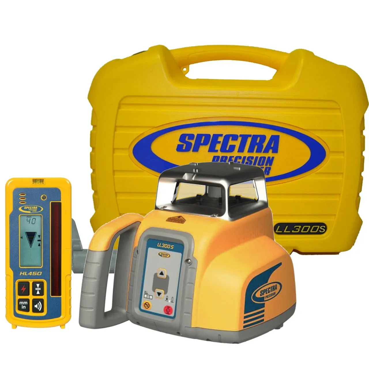 Spectra Precision LL300S With HL450 Receiver &amp; Alkaline Battery