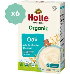 Holle Organic Baby Cereal (Oat, 6 Pack)