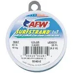 AFW Surfstrand Bare 1x7 Stainless Steel Leader Wire