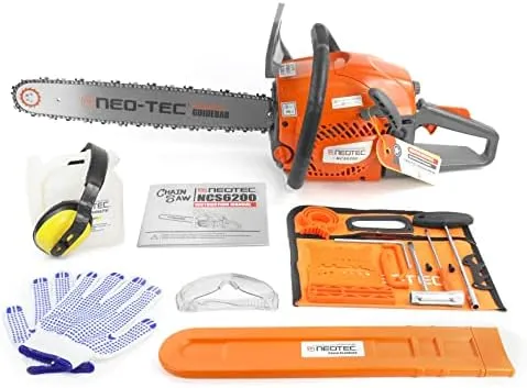 NEO-TEC 12&#039;&#039; Top Handle Gas Chainsaw, 2-Stroke 25.4cc Portable Chain Saws, Gas .