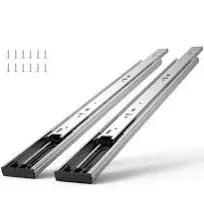 VEVOR Drawer Slides Side Mount Rails Heavy Duty Full Extension Steel Track