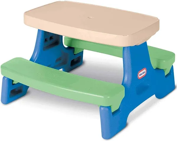 Little Tikes Easy Store Jr. Picnic Table with Umbrella