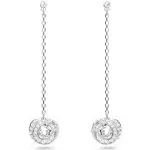 Swarovski Generation Silver Long Drop Earrings