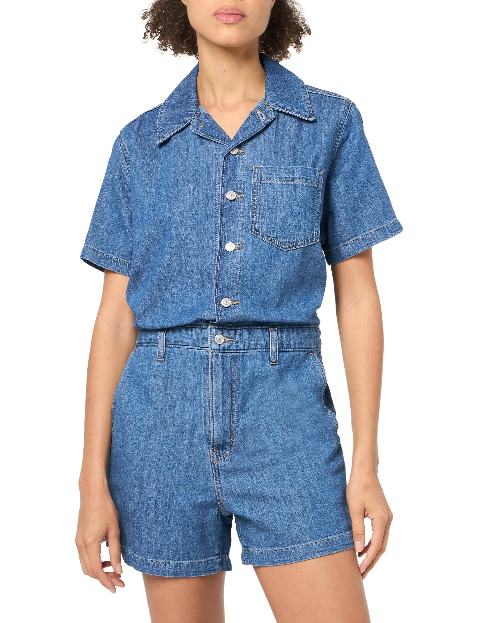 Levi's Women's Heritage Cotton Denim Romper