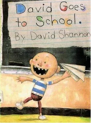 -- David Goes To School -- (Paperback Book) by David Shannon -- 1999 --