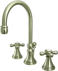 8" Widespread Bathroom Faucet, Brushed Nickel