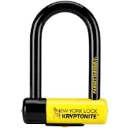 Kryptonite New York U-Lock - 3.25 x 6&#034;, Keyed, Black