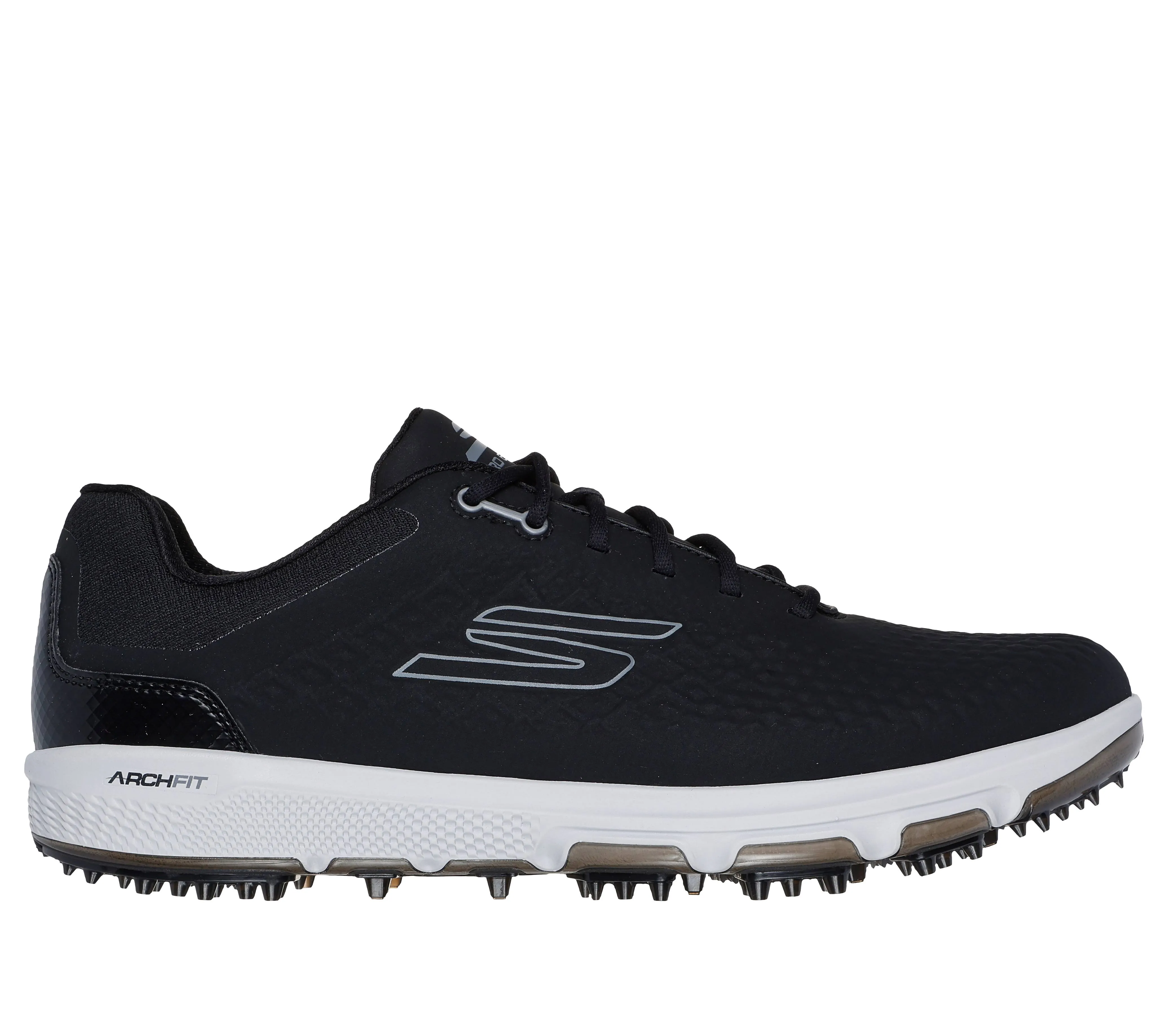 Skechers Go Golf Pro 6 SL Men's Shoes Black/Grey : 7.5 D - Medium