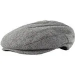 Brixton Hooligan Snap Cap Colour: Grey/Black, Size: M