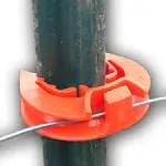 LockJawz T-Post Fence Insulator Orange