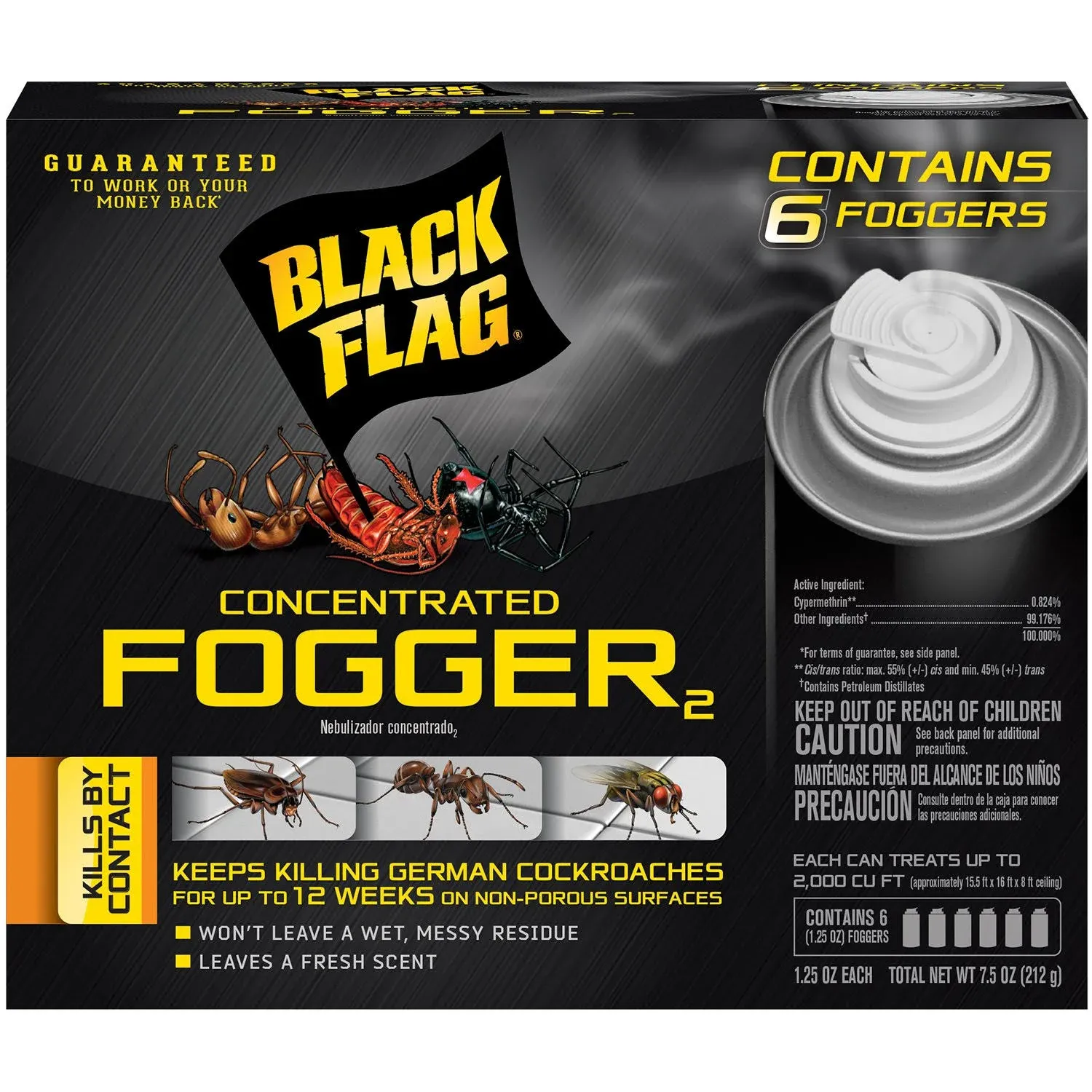 Black Flag 1.25 Oz. Indoor Insect Fogger (6-Pack)