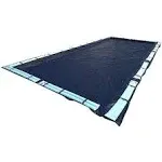 Swimline Winter Rectangular In Ground Swimming Pool Cover, Dark Blue