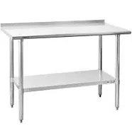 Stainless Steel Table for Prep & Work 24 x 48 Inches