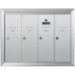 Salsbury Industries Vertical Mailbox 4 Doors