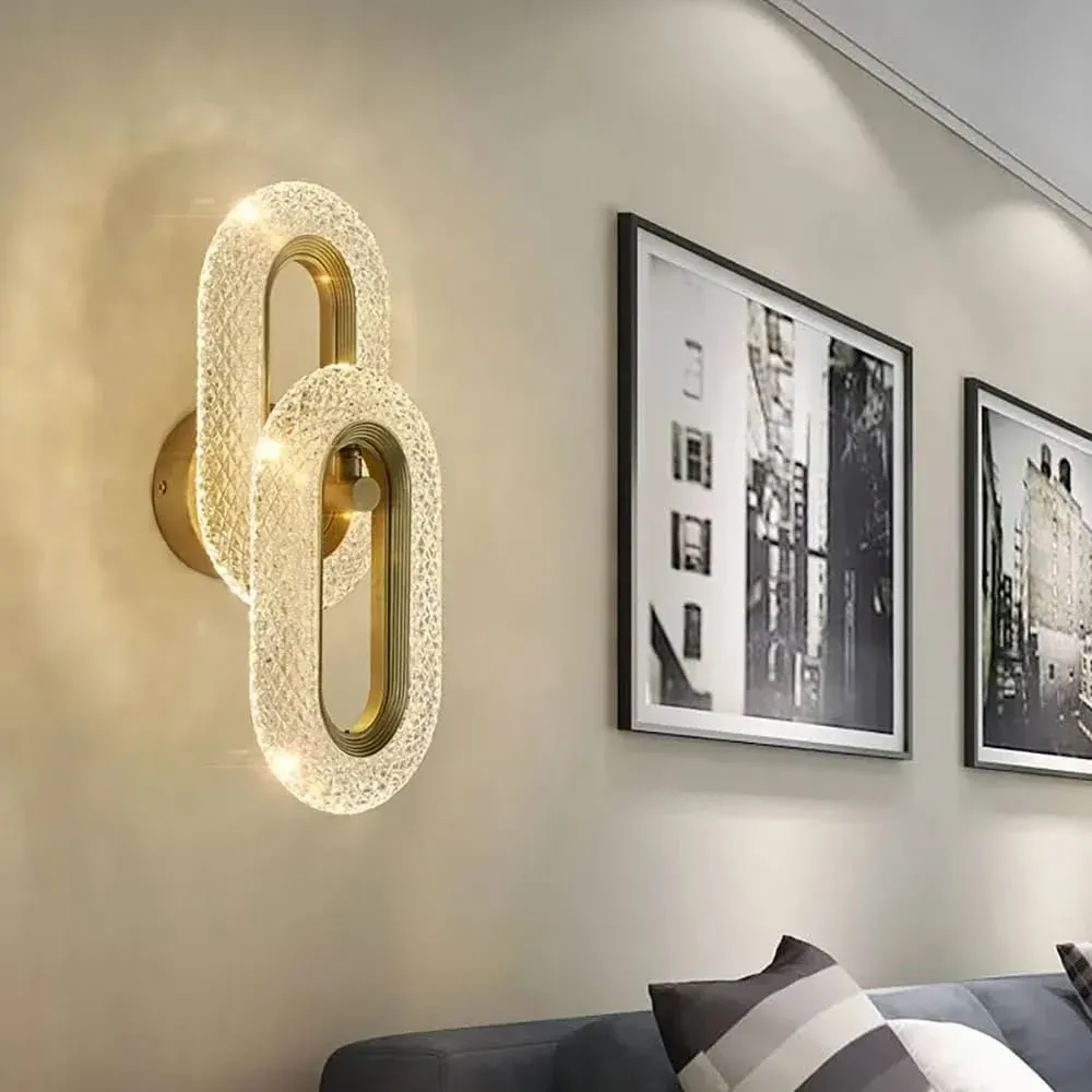 Homary Ovated Brass Wall Sconce