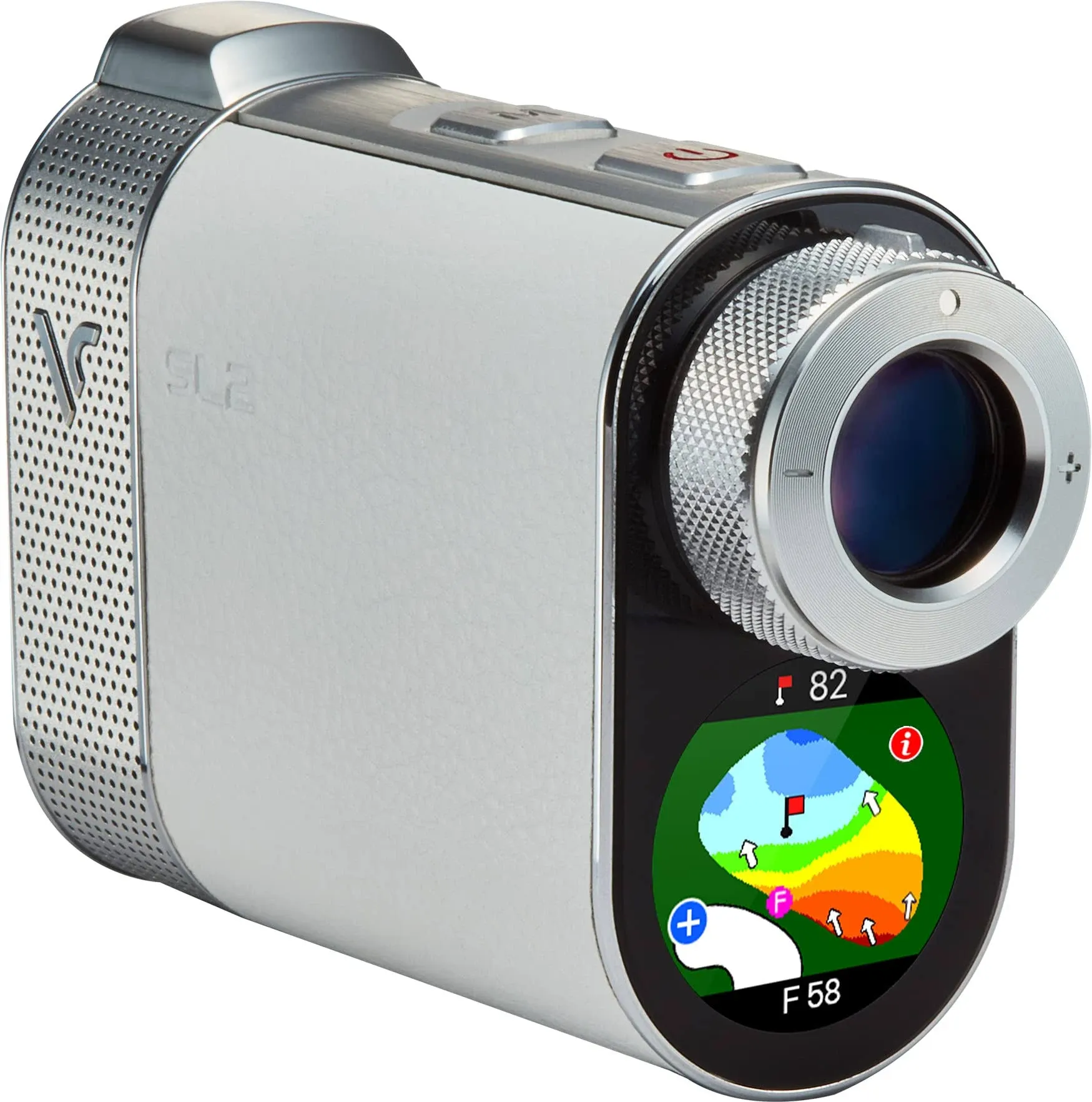 Voice Caddie SL2 Golf GPS Laser Rangefinder | Distance Measuring Flag Pole Locking Vibration | Slope Mode Tournament Switch | Continuous Scan | 6X Magnification | 1,000 Yards | USB Rechargeable