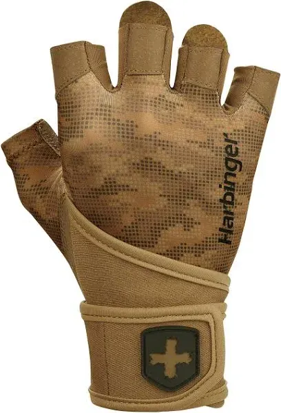 Harbinger Pro Wristwrap Gloves 2.0 Unisex Black Large