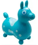 Gymnic Children's Inflatable Bounce & Ride Rody Horse, Teal