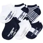 Burt's Bees Baby 6 Pack Organic Cotton Ankle Socks - Midnight 12-24M